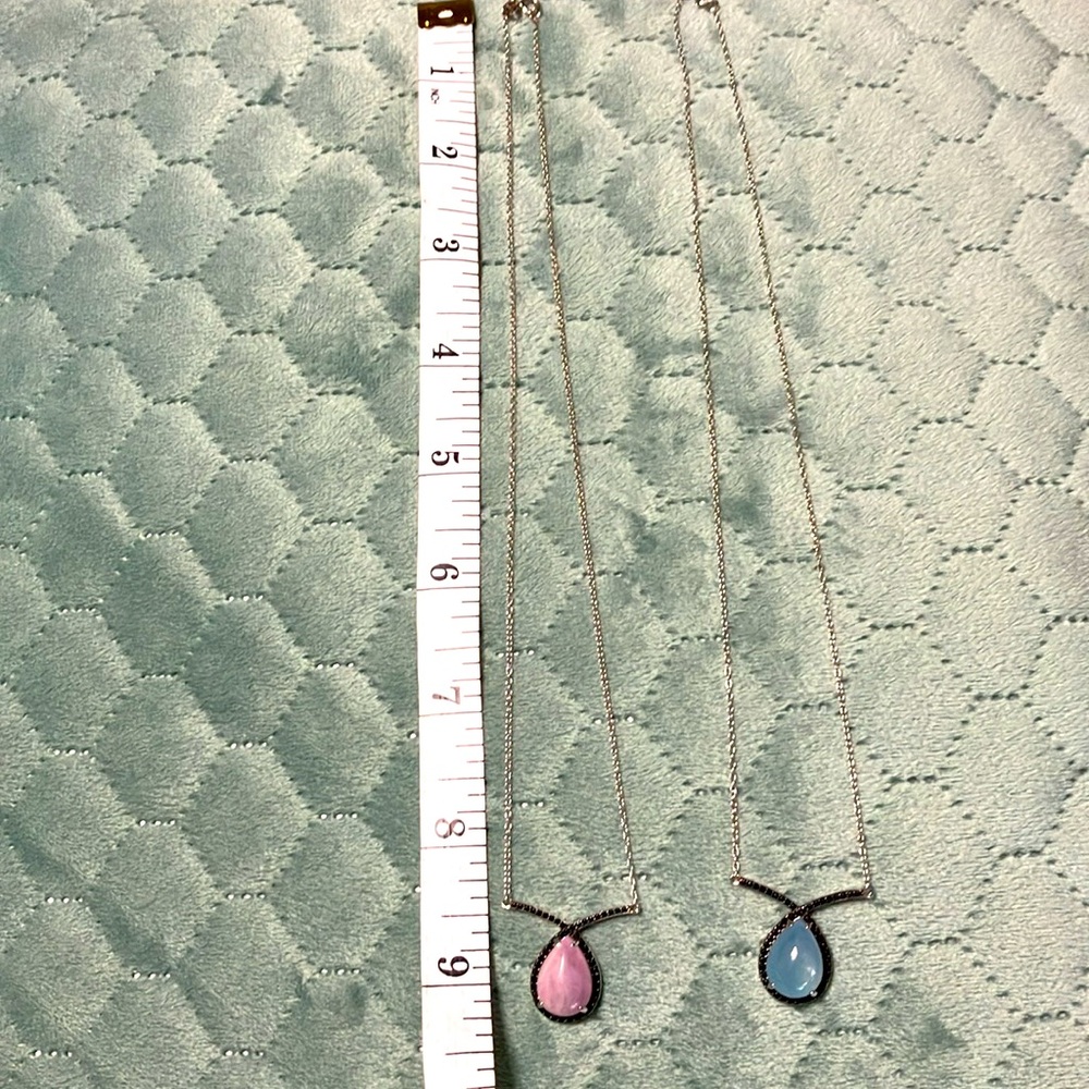 Pair of Colleen Lopez, beautiful gemstone necklaces - Picture 6 of 8